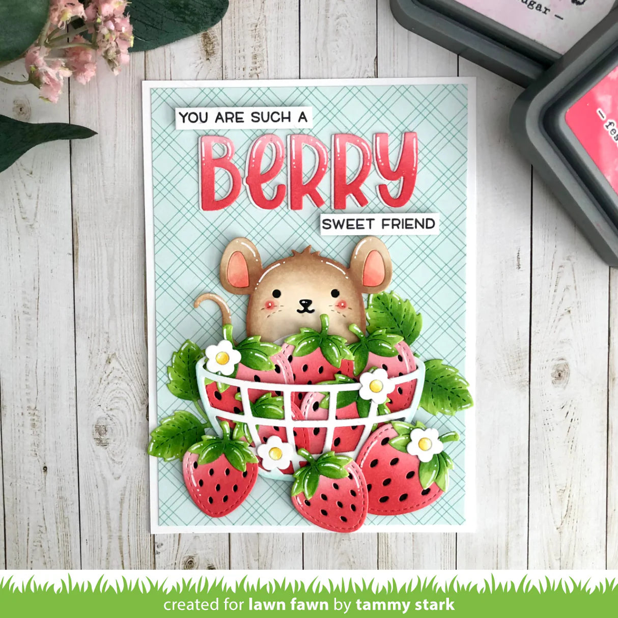 Lawn Fawn tiny gift box mouse add-on
