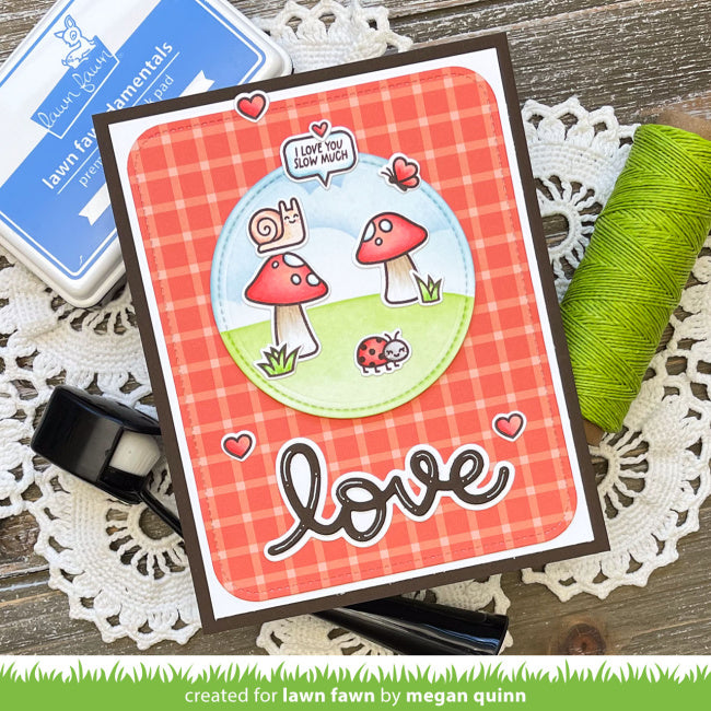 Lawn Fawn Scripty Love Outline Add-on Die Bundle