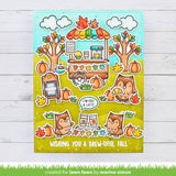 Lawn Fawn Treat Cart Add-on: Coffee Stamp, Die & Stencil Bundle