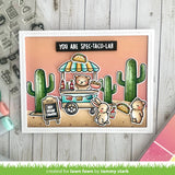 Lawn Fawn treat cart add-on: tacos lawn cuts