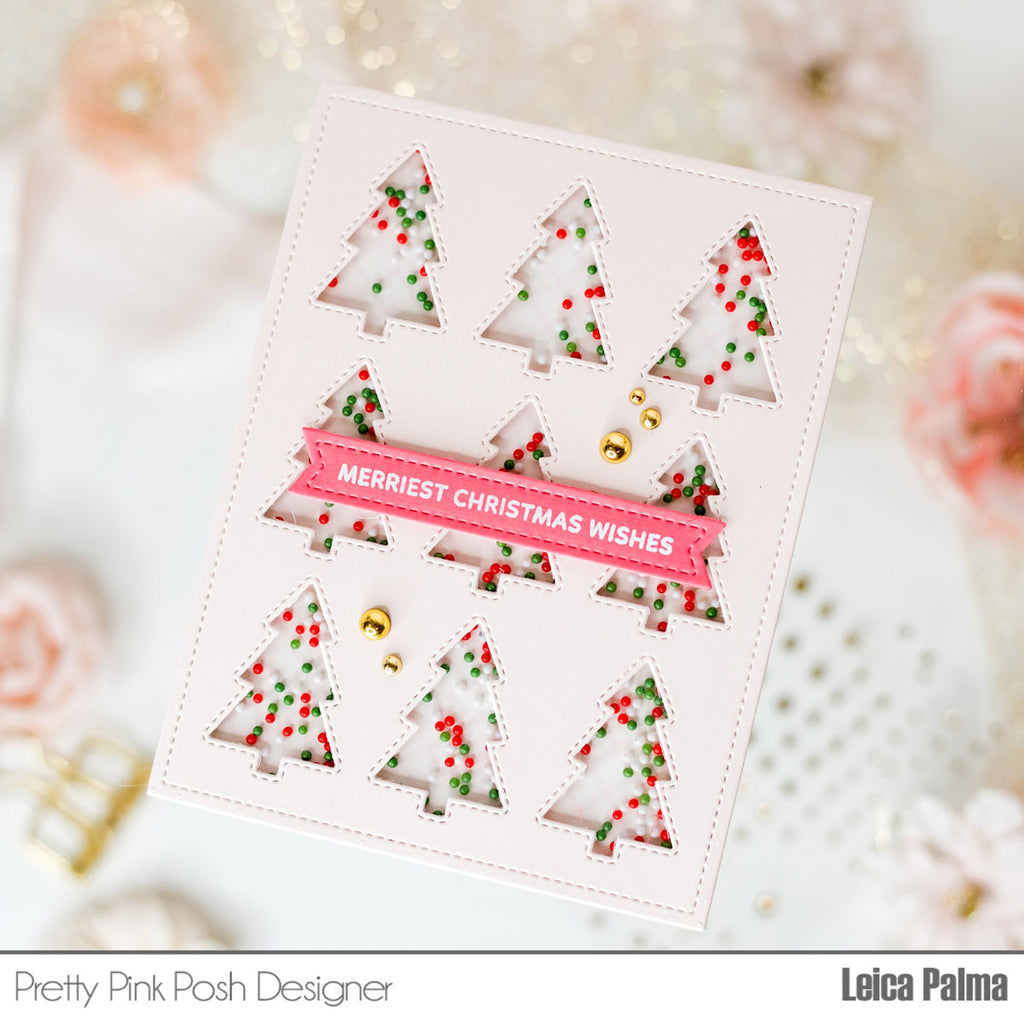 Pretty Pink Posh Tree Cover Plate Die