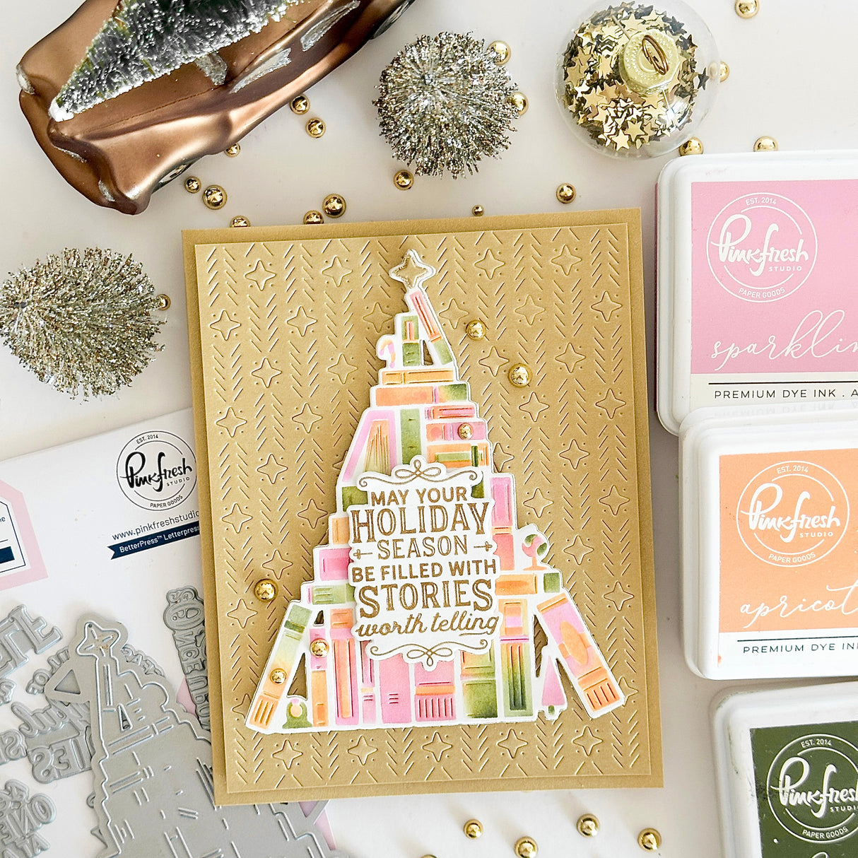 Pinkfresh Studio Once Upon a Holiday press plate