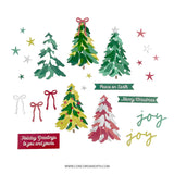 Concord & 9th Triple-step Evergreen Stamp Set (4 x 8)