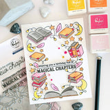 Pinkfresh Studio Twilight Tales stencil