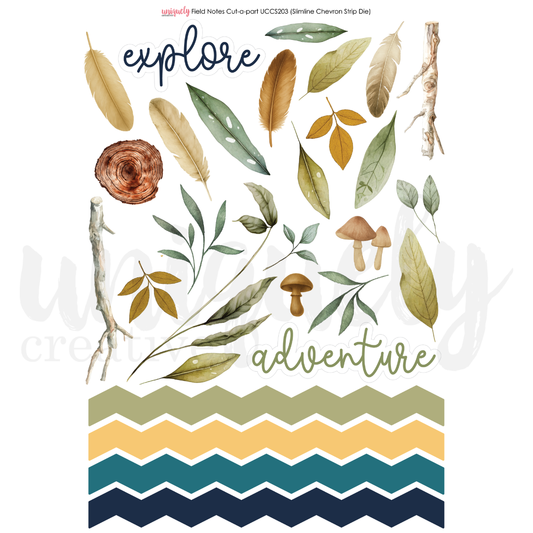 Uniquely Creative Field Notes Cut-a-Part Sheet