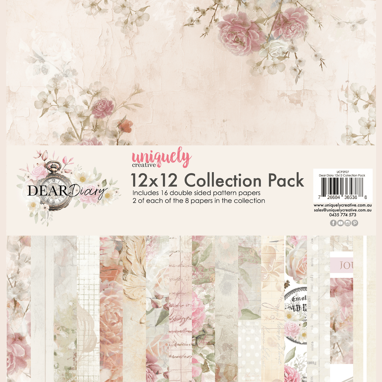 Uniquely Creative Dear Diary 12 x 12 Collection Pack