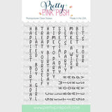 Pretty Pink Posh Upright Greetings Birthday Stamp Set