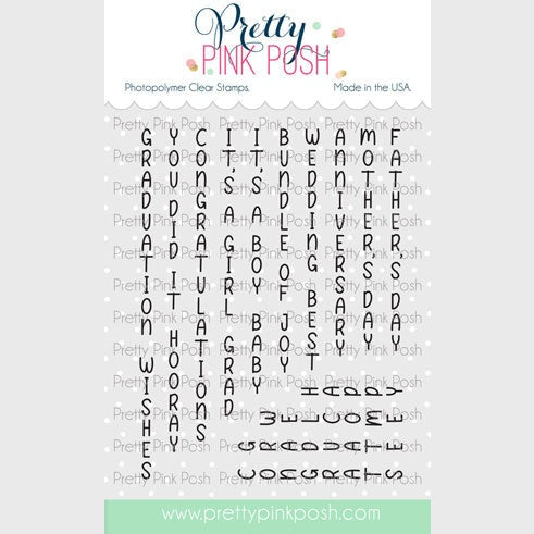 Pretty Pink Posh Upright Greetings: Occasions Stamp Set