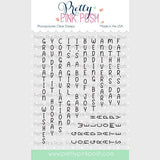 Pretty Pink Posh Upright Greetings: Occasions Stamp Set