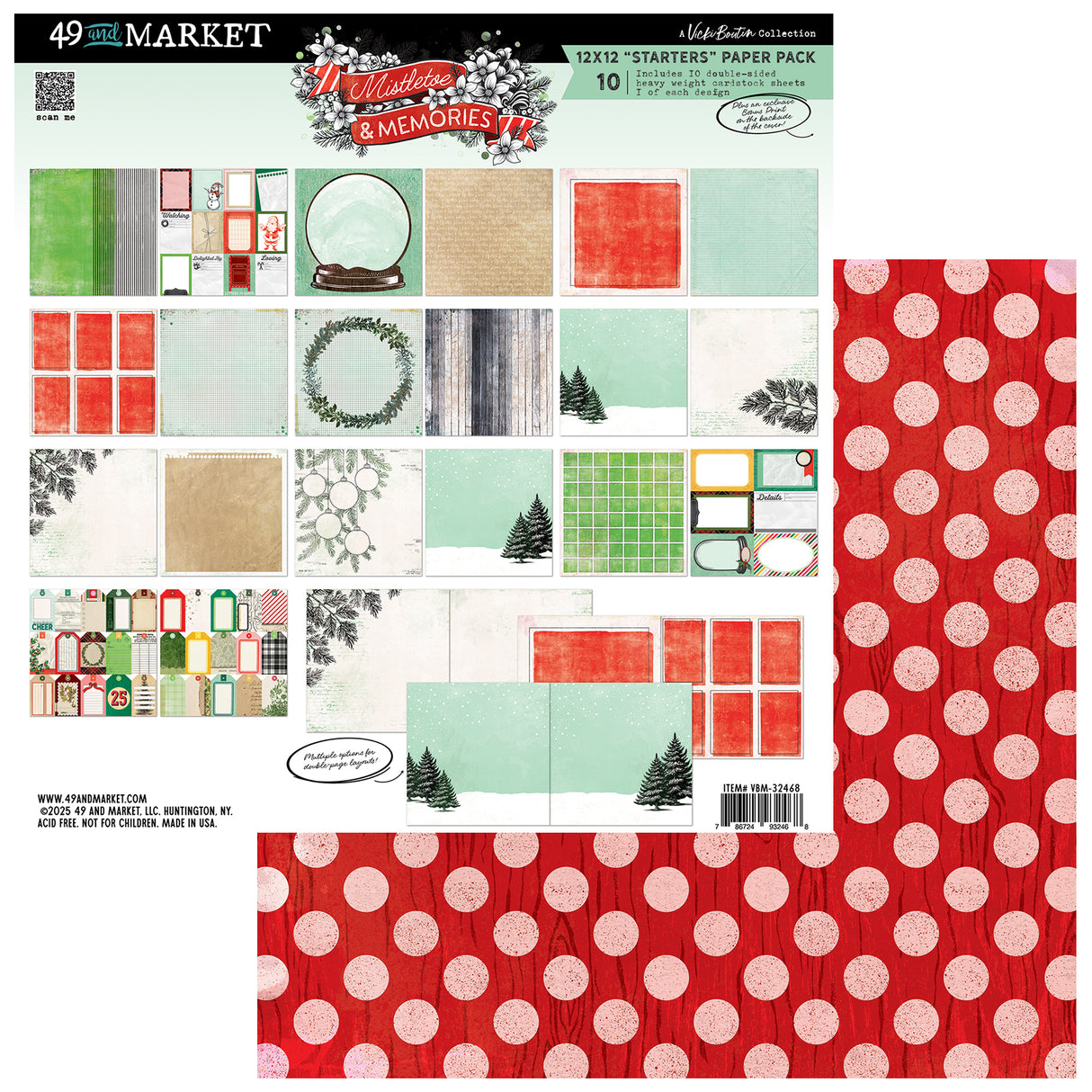 49 & Market Mistletoe and Memories 12×12 Starters Collection Pack
