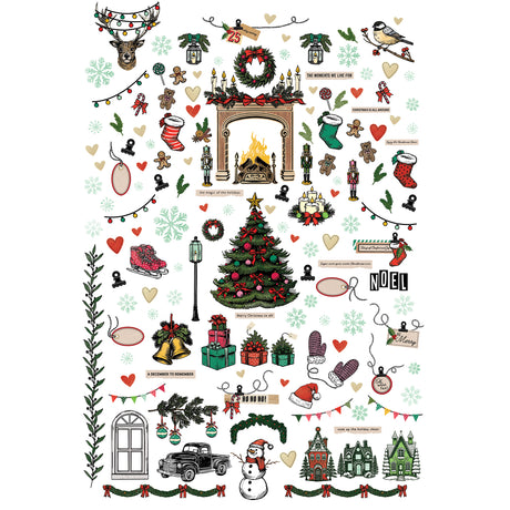49 & Market Mistletoe and Memories Laser Cut Elements