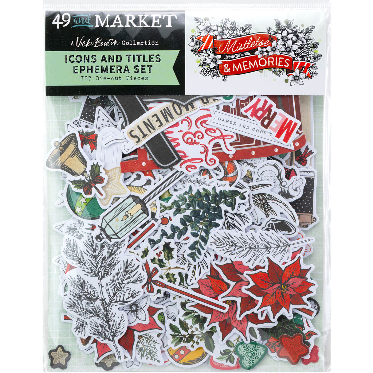 49 & Market Mistletoe and Memories Icon Die-Cuts