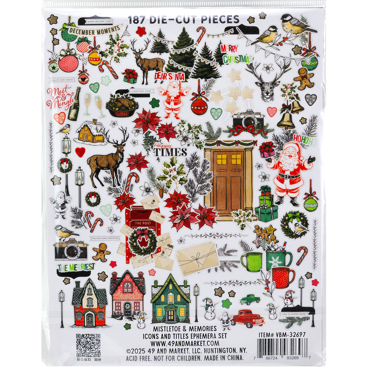 49 & Market Mistletoe and Memories Icon Die-Cuts