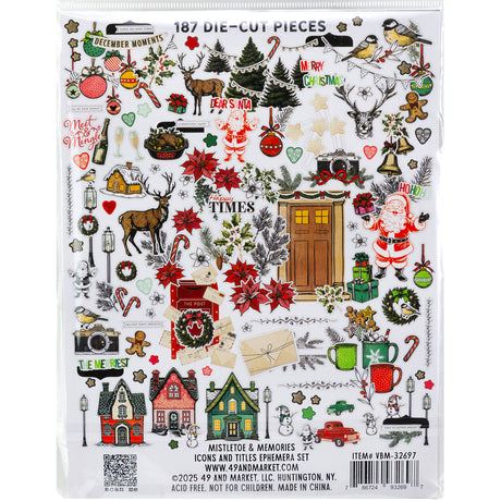49 & Market Mistletoe and Memories Icon Die-Cuts
