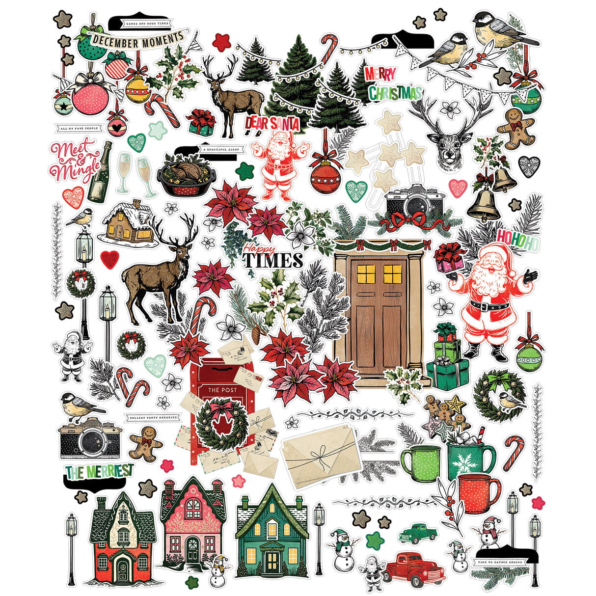 49 & Market Mistletoe and Memories Icon Die-Cuts