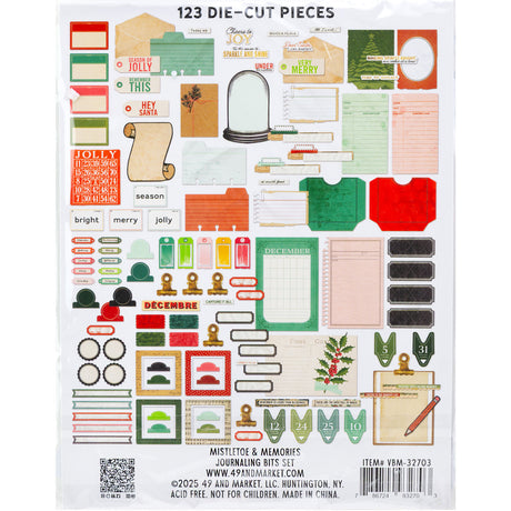 49 & Market Mistletoe and Memories Journaling Die-Cuts