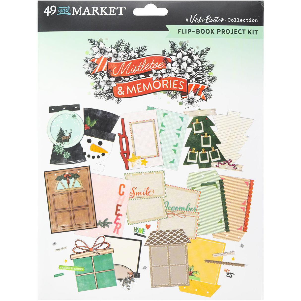 49 & Market Mistletoe and Memories Flip Book Kit