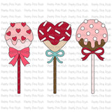 Pretty Pink Posh Valentine Cake Pops