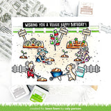 Lawn Fawn Veggie Happy Stamp and Die Set Bundle