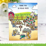 Lawn Fawn Veggie Happy Stamp and Die Set Bundle
