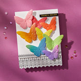 Spellbinders Blooming Butterflies 3D Emboss & Cut Folder - Vivid Expressions Collection