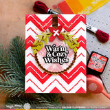 Waffle Flower Dotted Chevron Die