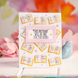 Waffle Flower Two-tone Books Stencil
