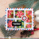 Waffle Flower Postage Collage North Pole Stamp
