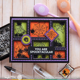 Waffle Flower Postage Collage Spider Web Stamp Set