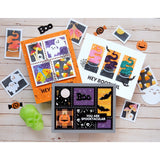 Waffle Flower Postage Collage Spooktacular Stencil