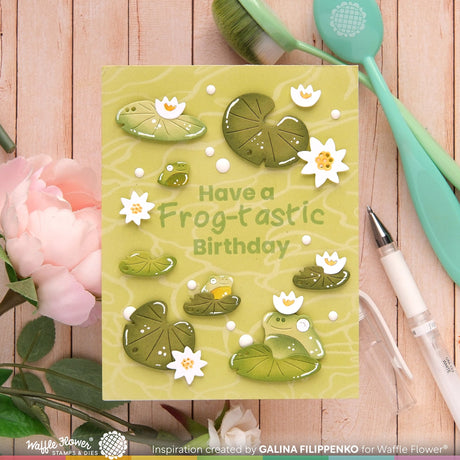 Waffle Flower Pond of You Stamp Set