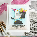 Waffle Flower Inquisitve Seagulls Stamp Set