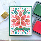 Waffle Flower Winter Floral Stitching Die, Stencil & Panel Die Bundle