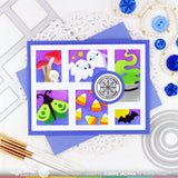 Waffle Flower Postage Collage Blocks Die