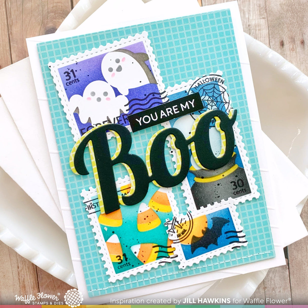 Waffle Flower Spooktacular Paper Pad