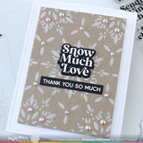 Waffle Flower Snow Cheer Sentiments Combo