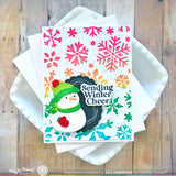 Waffle Flower Snow Cheer Sentiments Combo