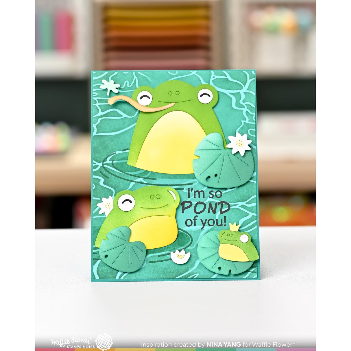 Waffle Flower Pond of You Stamp Set