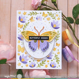 Waffle Flower Crocus Flutter Die & Stencil Bundle