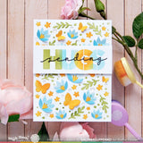 Waffle Flower Crocus Flutter Die & Stencil Bundle