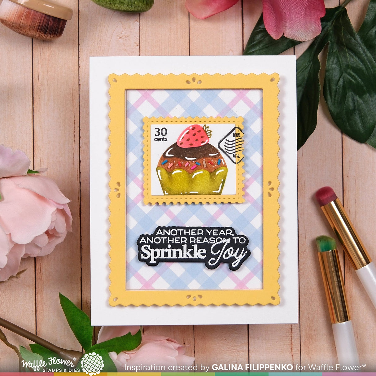 Waffle Flower Sweet Birthday Sentiments Combo