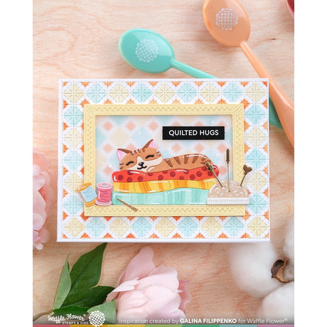 Waffle Flower Quilted Frames Die
