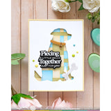 Waffle Flower Dog Silhouette Die