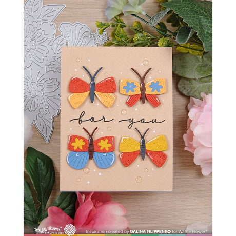 Waffle Flower Mix-n-match Butterflies Die