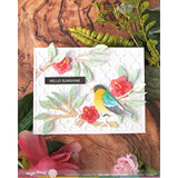 Waffle Flower Quatrefoil Texture Die