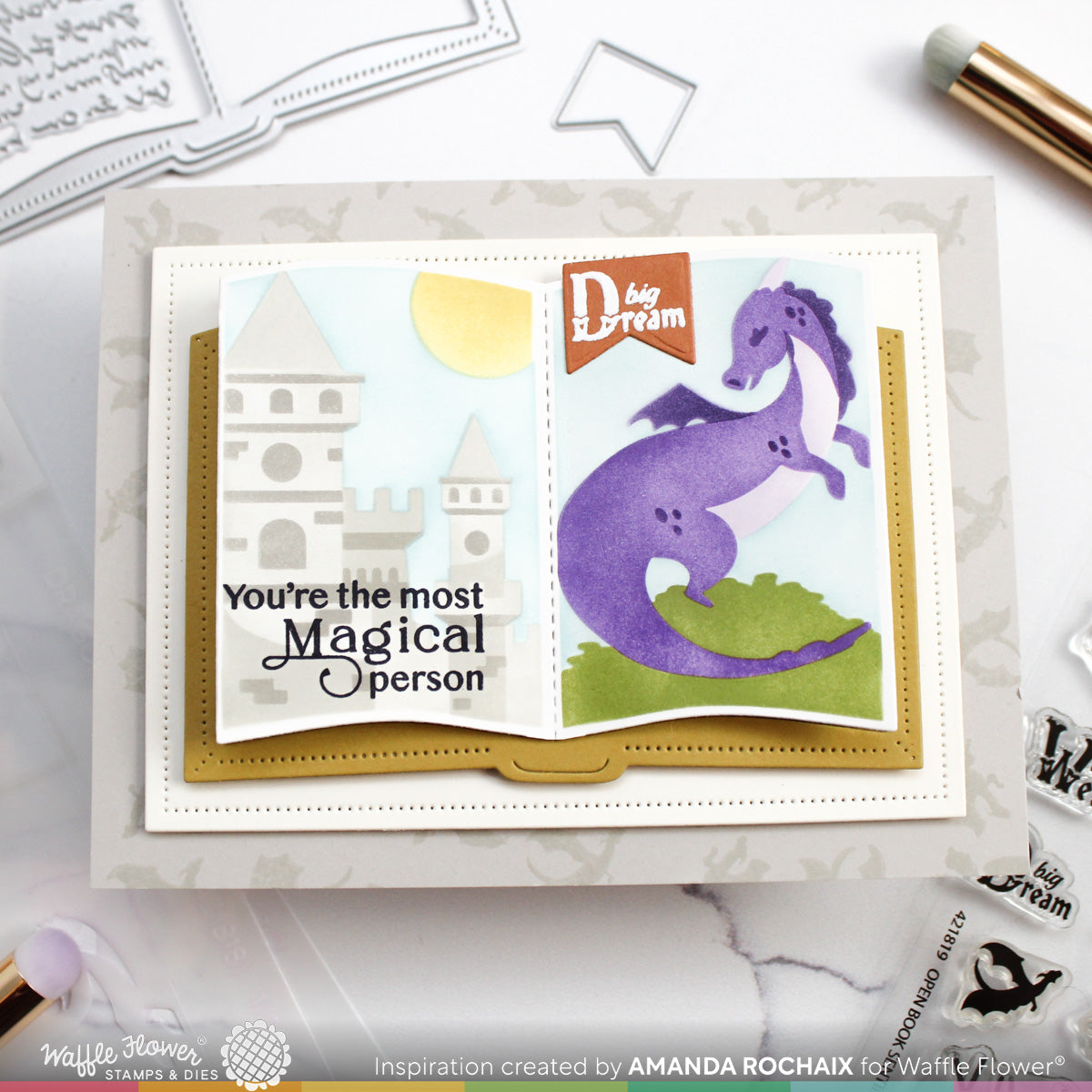 Waffle Flower Magical Sentiments Stamp Set