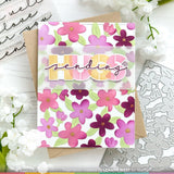 Waffle Flower Mod Blossom Die & Stencil Bundle