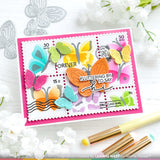 Waffle Flower Butterfly Blossom Die