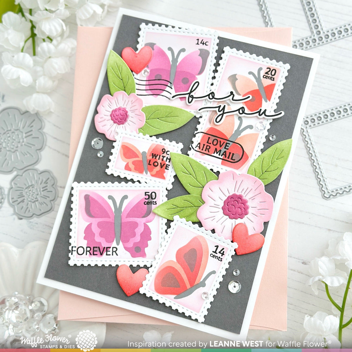 Waffle Flower Overlapping Hugs Additions Combo