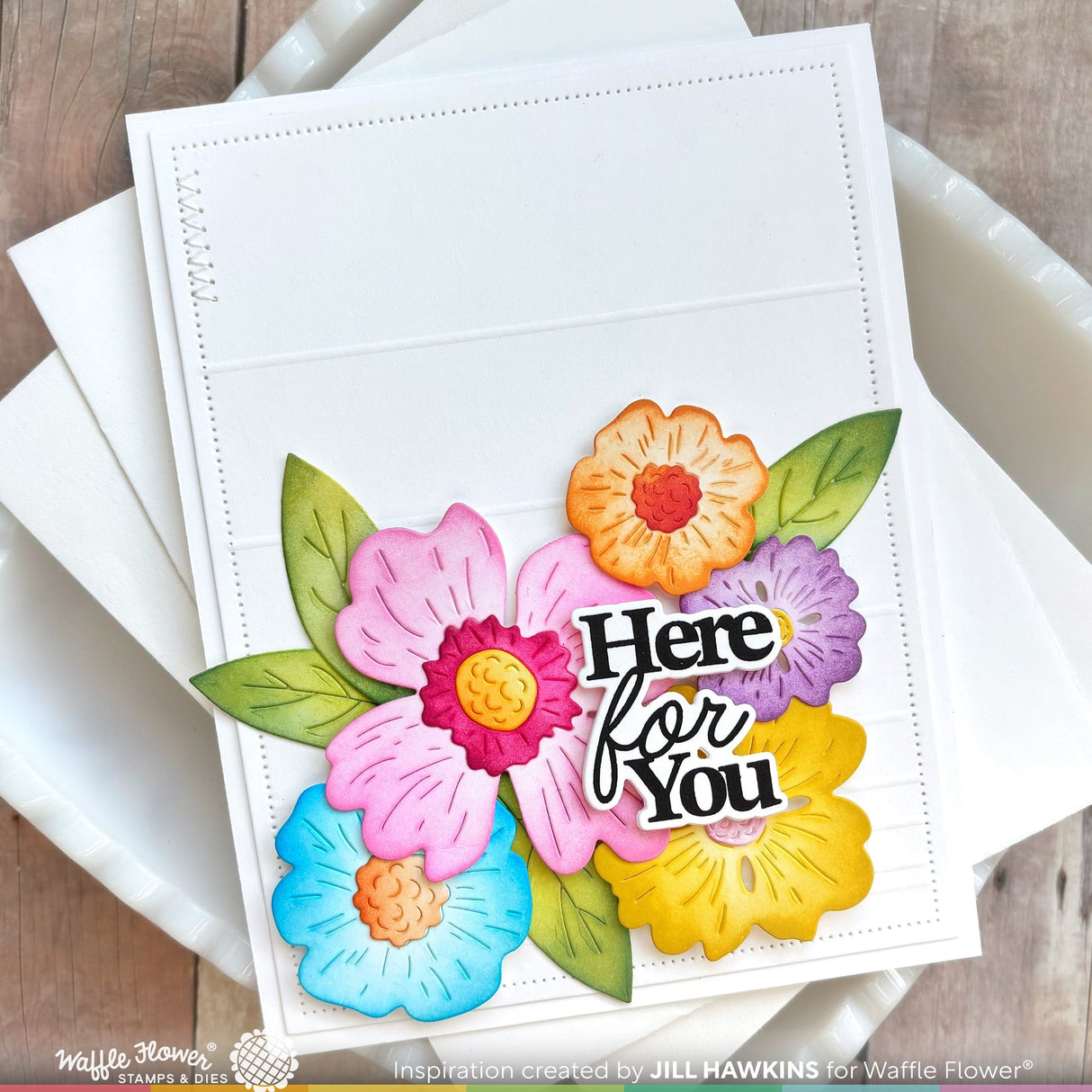 Waffle Flower Paper Hug Sentiments Combo